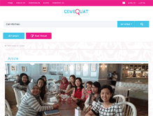 Tablet Screenshot of cewequat.com